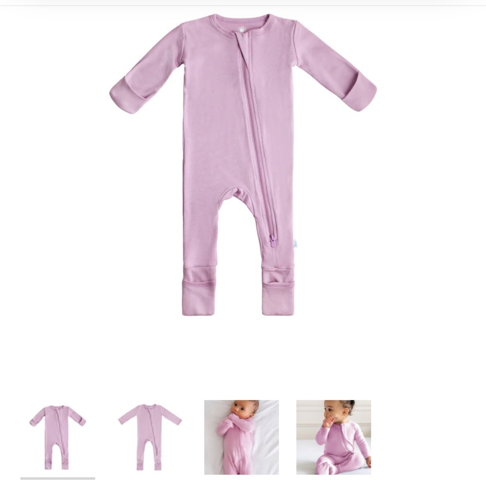 Dreamland Baby Bamboo Pajamas in Soft Pink